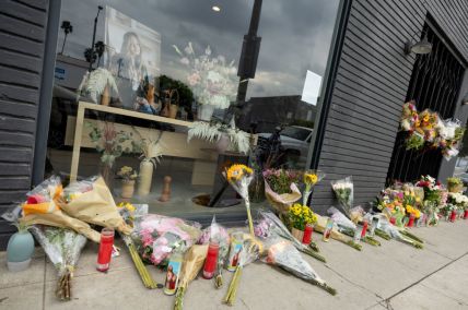 Flowers placed outside Croft House After Brianna Kupfer Stabbing