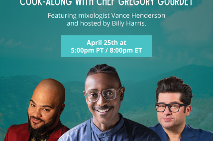 Virtual Cook-Along Featuring Celebrity Chef Gregory Gourdet