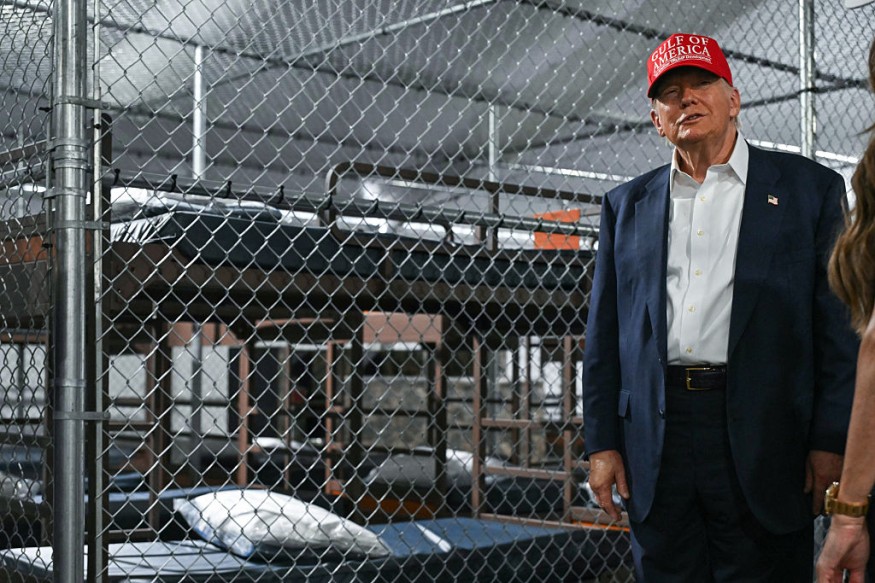 President Trump tours "Alligator Alcatraz" in Florida