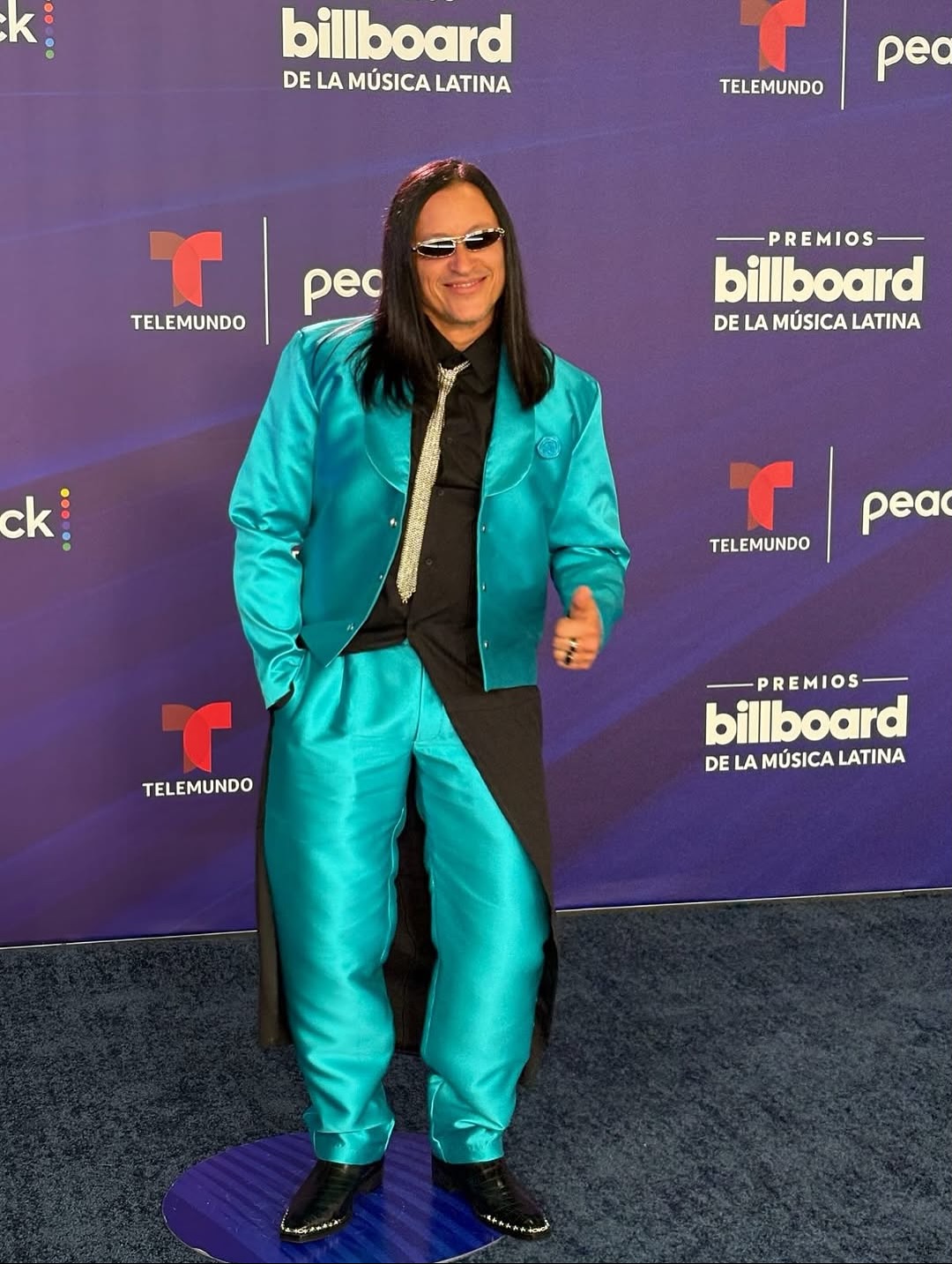Latin Billboard 2025 Blue Carpet