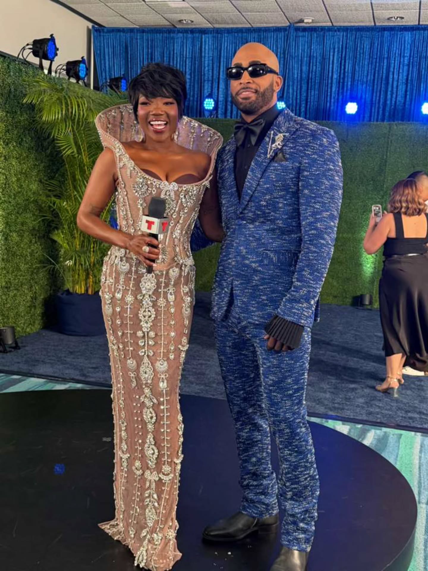 Latin Billboard 2025 Blue Carpet