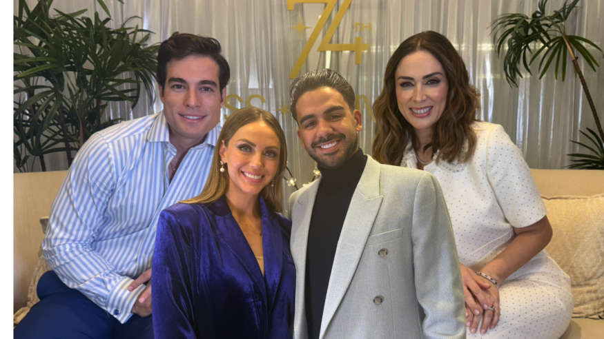 Telemundo hosts Miss Universe Danilo, Jacky, Carlos, Jessica