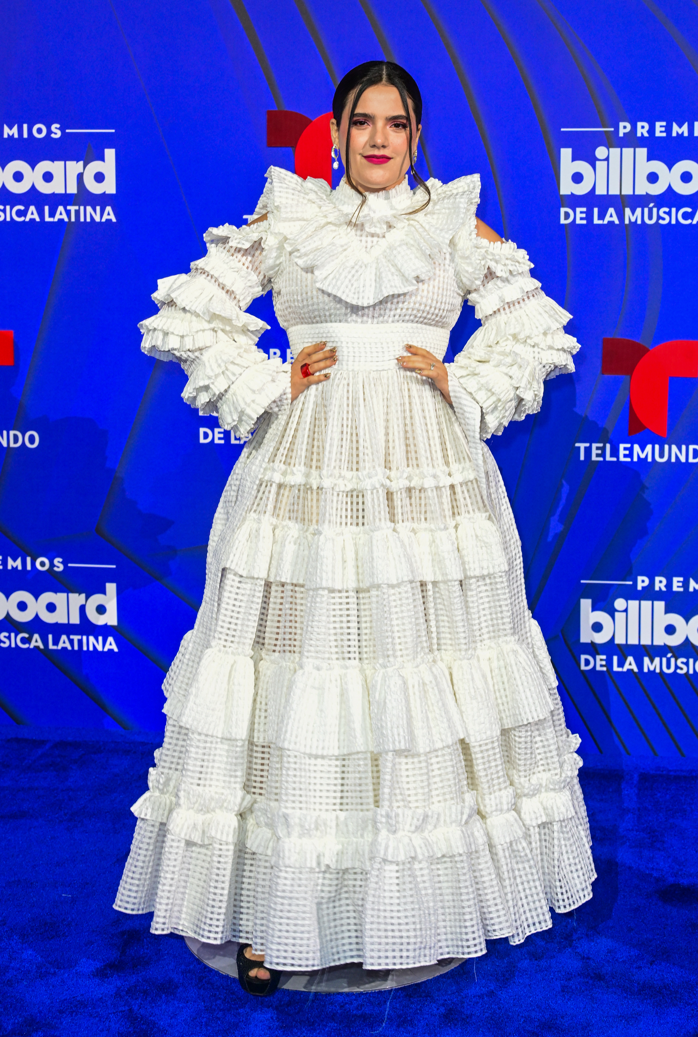 Latin Billboard blue carpet 2024