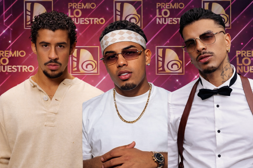 Bad Bunny, Rauw alejandro and Myke Towers 10 noms PLN
