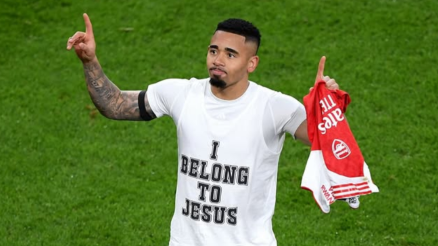 Brazilian footballer Gabriel Jesus