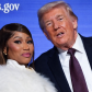 Nicki Minaj and Donald Trump video grab