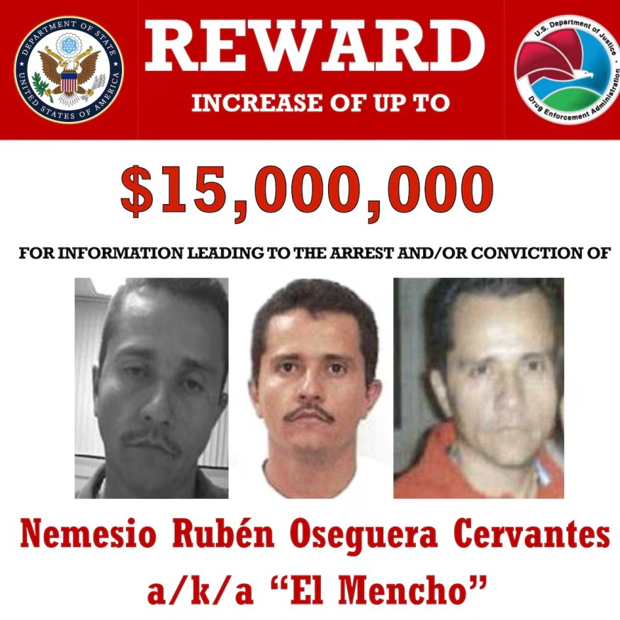 Who keeps the reward for el mencho capture after death