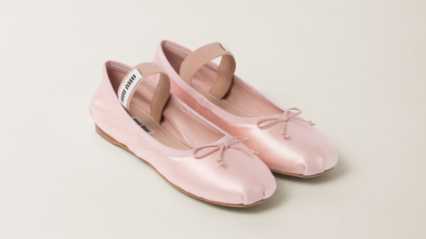 Miu Miu's ballerina shoes