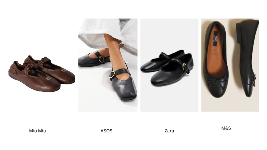 Leather Ballet Shoes