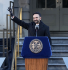 Zohran Mamdani at his Inaugural as NYC Mayor