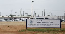 ICE South Texas Family Residential Center in Dilley